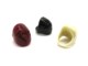 Murano Glass  Ring - Murano Glass rings - AV03O7 - with a rose imprinted over the ring - 