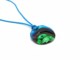 New Models - Murano Glass Necklace in curved round shape - COLV0403 - Green