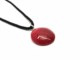 Collane in Vetro Murano - Collana vetro Murano con pendente tondo - COLV0106 - Rosso