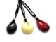 Murano Glass Necklaces - Murano glass oval necklace - COLV0160 - 50x30 mm - Assorted Colours