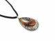 Collane in Vetro Murano - Collana di Murano a forma di Goccia - COLV0287 - Marrone