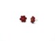Nuovi Modelli - Orecchini in vetro di Murano OREFM02 - Diam. 15 mm - Rosso