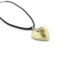 Murano Glass Pendants - Murano Glass heart Pendant - COLMT0201 - 30x30 mm - White