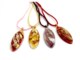 Murano Glass Pendenti  - Murano Glass Pendente di forma Ovale - COLV0209 - Colori Assortiti