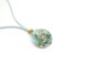 Murano Glass Pendants - Murano Glass Pendant round shape - COLV0227 - 30x25 mm - Azure