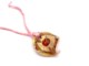 Murano Glass Pendants - Murano Glass helix Pendants - COLV0232 - 30x22 mm - Pink