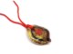 Murano Glass Pendants - Murano Glass helix Pendants - COLV0232 - 30x22 mm - Red