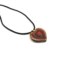 Murano Glass Pendants - Murano heart Pendant - COLV0236 - 30x30 mm  - Red
