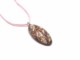 Murano Glass Pendenti  - Murano Glass Pendente di forma Ovale - COLV0209 - Rosa