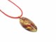 Murano Glass Pendenti  - Murano Glass Pendente di forma Ovale - COLV0209 - Rosso