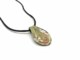 Murano Glass Pendenti  - Pendente di Murano a forma di foglia - COLV0281 - Ametista