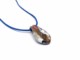 Murano Glass Pendants - small oval Murano Glass Pendant - COLV0281 - 35x18 mm - Blue