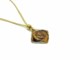 Murano Glass Pendants - Murano rumble Pendant - COLV0603-ROMBO - 55x25 mm - Brown