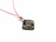 Murano Glass Pendants - Murano rumble Pendant - COLV0603-ROMBO - 55x25 mm - Pink