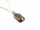 Murano Glass Pendants - Murano Glass rectangular pendant - COLVP01 - 30x20 mm - White