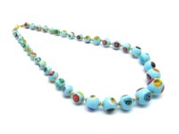 Collane in Vetro Murano1 - Collana vetro Murano con perle graduate -COLPE0302