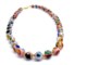Murano Glass Necklaces - Murano Glass bead Necklace - COLPE101 - beads 12 mm in diameter - Pink