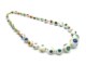 Murano Glass Necklaces - Murano glass graduated beads necklace - COLPE0302 - White