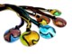 Murano Glass Necklaces - Murano Necklace fantasy colours in round shape - COLV0503  - Assorted Colours