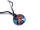 Murano Glass Necklaces - Murano Necklace fantasy colours in round shape - COLV0503  - Blue