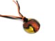 Murano Glass Necklaces - Murano Necklace fantasy colours in round shape - COLV0503  - Red