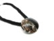 Collane in Vetro Murano -  Murano collana pendente rotondo Bic - COLV1102 - Nero