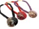 Murano Glass Necklaces - Murano Glass Necklaces curved shape - COLV1102 - 50 mm in diameter - Assorted Colours