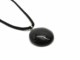 Murano Glass Necklaces - Murano glass round necklace - COLV0106 - 30 mm in diameter - Black