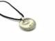 Collane in Vetro Murano - Murano glass collana con pendente rotondo COLV0162 - Bianco