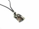 Murano Glass Necklaces - Murano Necklace, in square shape - COLV0168 - 35x30 mm - Black