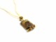 Murano Glass Necklaces - Murano Necklace, in square shape - COLV0168 - 35x30 mm - Brown
