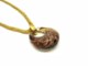 Collane in Vetro Murano - Murano collana con pendente rotondo - COLV0176 - Marrone