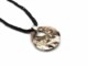 Collane in Vetro Murano - Murano collana con pendente rotondo - COLV0176 - Bianco