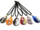 Murano Glass Necklaces - Murano glass bicolored oval Necklaces - COLV0286 - Assorted Colours