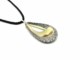 Murano Glass Necklaces - Murano Glass oval Necklaces - COLV0287 - 60x30 mm - White