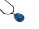 Murano Glass Necklaces - Murano Glass oval Necklace jewelry - COLV0290 - 30x20 mm - Blue