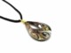 Murano Glass Necklaces - Murano oval Necklaces - COLV0294 - 50x30 mm - Black