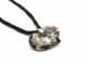 Murano Glass Necklaces - murano glass heart necklace - COLV0312 - 50x38 mm - Black