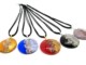 Murano Glass Necklaces - Necklaces Murano Glass - COLV0317 - 40 mm in Diameter - Assorted Colours