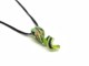 Murano Glass Necklaces - Spiral Murano Glass Necklaces - COLV0318 - 40x15 mm - Green