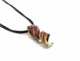 Murano Glass Necklaces - Spiral Murano Glass Necklaces - COLV0318 - 40x15 mm - Red