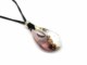 Murano Glass Necklaces - Murano glass Necklace oval - COLV0319 - 50x30 mm - Amethyst