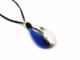 Murano Glass Necklaces - Murano glass Necklace oval - COLV0319 - 50x30 mm - Blue