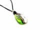 Murano Glass Necklaces - Murano glass Necklace oval - COLV0319 - 50x30 mm - Green