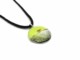 Murano Glass Necklaces - Murano Necklace with round bicolored pendant - COLV401 - Green