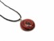 Murano Glass Necklaces - Murano Necklace in curved round shape - COLV0404  - 30 mm in diameter - Red