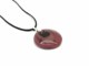 Murano Glass Necklaces - Murano Necklace in curved round shape - COLV0404  - 30 mm in diameter - Amethyst