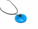 Collane in Vetro Murano - Collana in vetro di Murano con pendente - COLV0405 - Azzurro