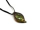 Murano Glass Necklaces - Murano glass foil necklace - PELUFPA - 55x25 mm - Green