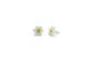 Murano Glass Earrings - Murano Glass Earrings - OREFM02 - 15 mm - White